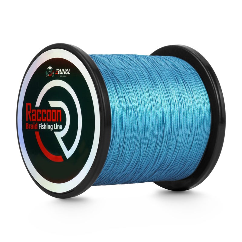 RUNCL Upgraded Braided Fishing Line, Colorfast Fishing Line Braid for Bass, Trout, Crappie, Ultra Strong Braid for Saltwater Freshwater, Abrasion Resistant, Zero Stretch, 6-80lb, 150/300/500/1000Yds - Image 1